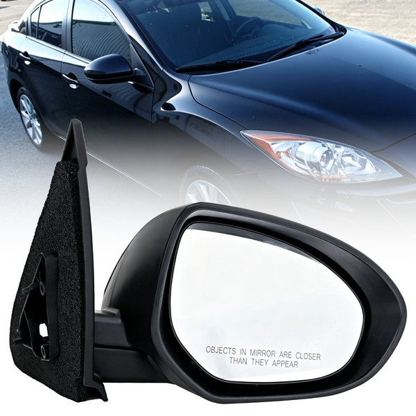 Right Passenger Side Power Mirror For 2010-2013 Mazda 3 MA1321162 BBM26912ZL