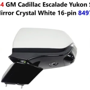 Side Mirror 2021 -24 Cadillac Escalade Yukon Suburban Left White 16-pin 84977374