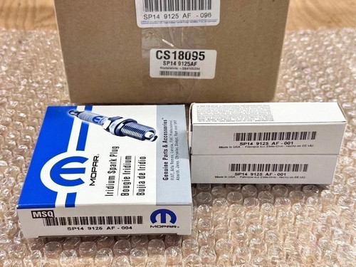6x Mopar SP149125AF Iridium Spark Plugs 3.6L V6 Pentastar Jeep Dodge Ram OEM - Image 3