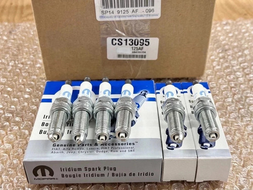 6x Mopar SP149125AF Iridium Spark Plugs 3.6L V6 Pentastar Jeep Dodge Ram OEM - Image 4