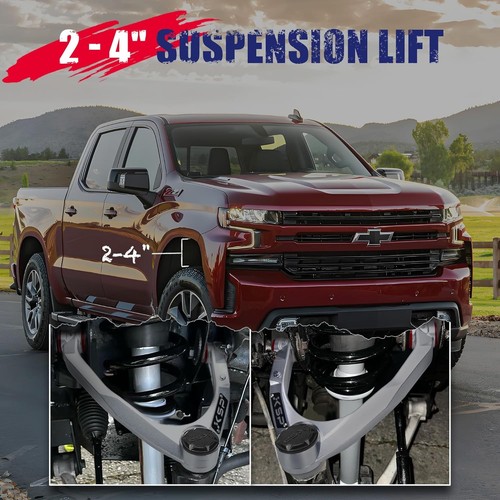Upper Control Arms for 2007-2018 Chevy GMC Sierra Silverado 1500 w/ 2-4'' lift - Image 3