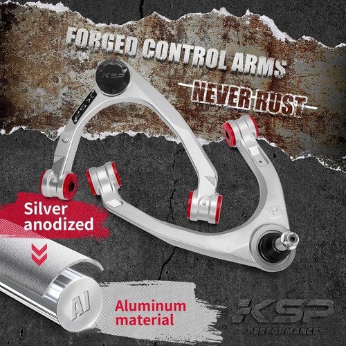 Upper Control Arms for 2007-2018 Chevy GMC Sierra Silverado 1500 w/ 2-4'' lift - Image 4