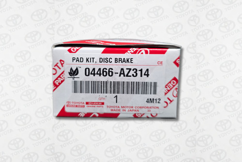 04465-AZ327 / 04466-AZ314 TOYOTA RAV4 2019-2025 Front&Rear Brake Pads w/o Shims - Image 4