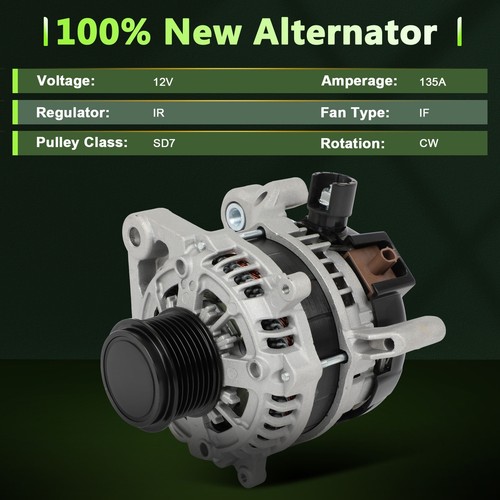 Alternator For Honda Civic L4 2.0L 2016 2017 2018 2019 2020 2021 2022 11931 - Image 2