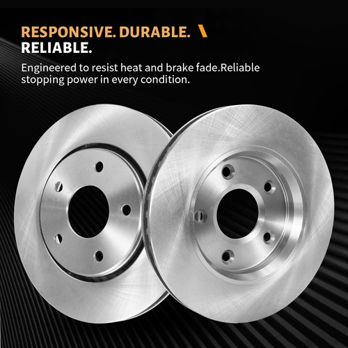 Front Brake Disc Rotors and Pads for Dodge Grand Caravan Chrysler Town & Country - Image 3