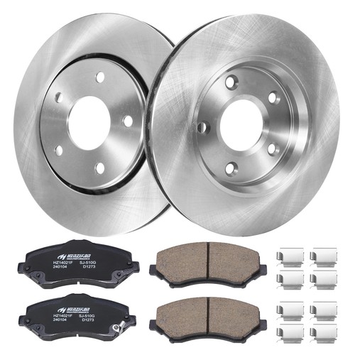 Front Brake Disc Rotors and Pads for Dodge Grand Caravan Chrysler Town & Country - Image 12