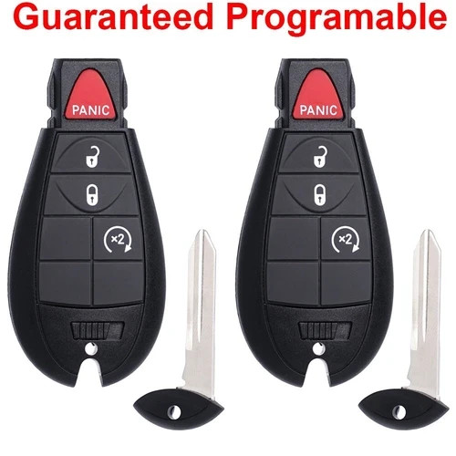 2 For 2013 2014 2015 2016 2017 2018 2019 Dodge Ram 1500 2500 Remote Car Key Fob - Image 2