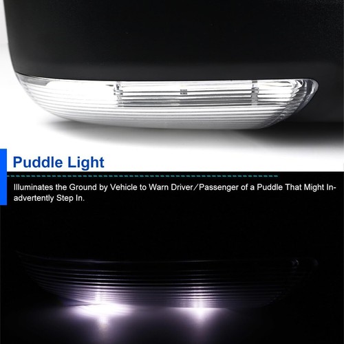 Right/Passenger Side For 13-19 Ram 1500 Power Fold + Heated + LED Signal Mirror - Image 7