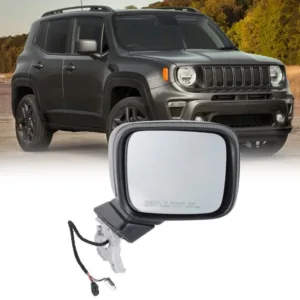 For Jeep Renegade 2015-2022 Passenger Right Side Heated Mirror Manual Folding
