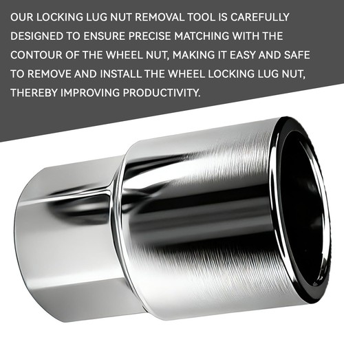 D-Wheel Locking Lug Nut Removal Tool Key for Toyota, Professional Anti-Theft ... - Image 4