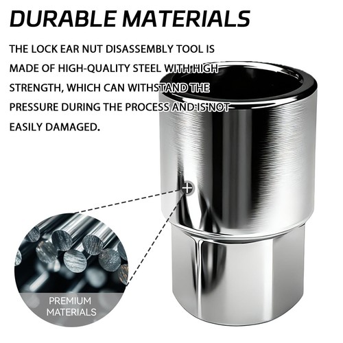 D-Wheel Locking Lug Nut Removal Tool Key for Toyota, Professional Anti-Theft ... - Image 5