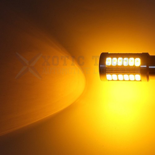 2x 1156 BA15S LED Front Turn Signal Blinker Light Bulbs 3000K Amber for Hyundai - Image 7