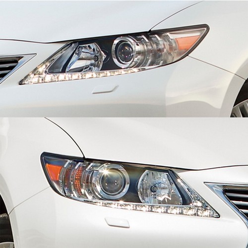 Pair For Lexus ES300h ES350 2012-2015 Headlight Lens Headlamp Cover Shell - Image 2