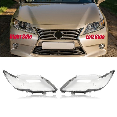 Pair For Lexus ES300h ES350 2012-2015 Headlight Lens Headlamp Cover Shell - Image 3