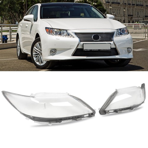 Pair For Lexus ES300h ES350 2012-2015 Headlight Lens Headlamp Cover Shell - Image 4