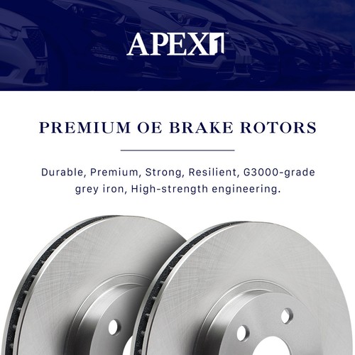 Front & Rear Brake Rotors + Ceramic Pads for 2019-2023 Toyota RAV4 - Image 3