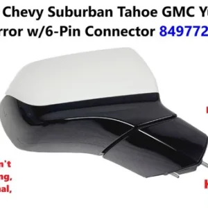 Side Mirror 2021 -2024 Chevy Suburban Tahoe GMC Yukon Right 6-Pin 84977249