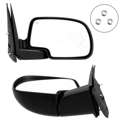 For 2003-07 GMC Chevy Power Heated Turn Signal LH RH pair Door Side View Mirrors - Image 6