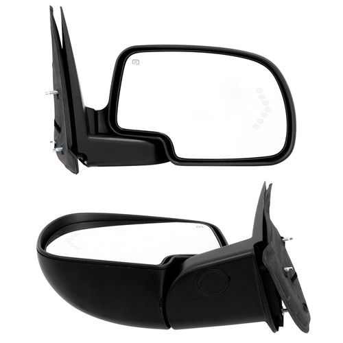For 2003-07 GMC Chevy Power Heated Turn Signal LH RH pair Door Side View Mirrors - Image 7