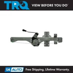 TRQ Front Power Window Regulator w/ Motor Passenger Side RH for Traverse Acadia