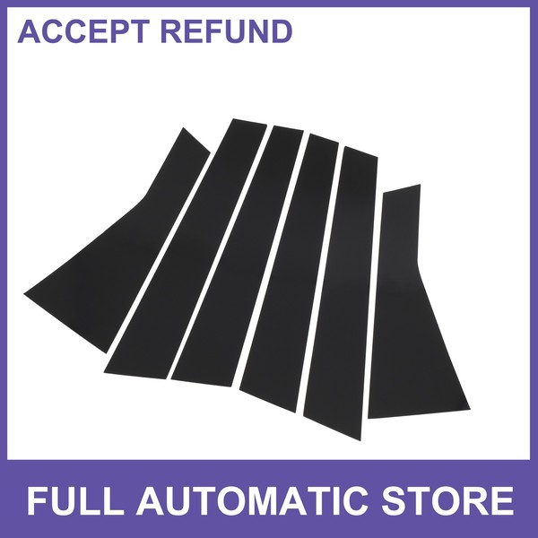 6 Pcs Door Pillar Window Trim for Jeep Cherokee 2014-2020 Black New