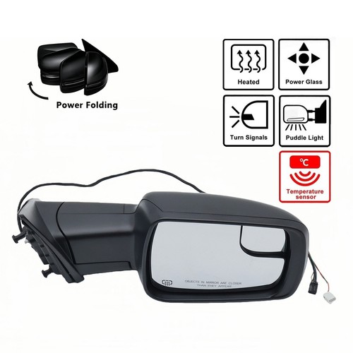 Power Fold Side Mirror Fit Ram 1500 2019 2020 21-2024 Passenger W/Signal Heated - Image 2