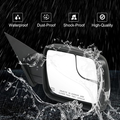 Power Fold Side Mirror Fit Ram 1500 2019 2020 21-2024 Passenger W/Signal Heated - Image 4