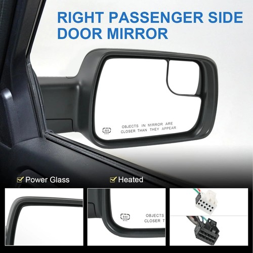 Power Fold Side Mirror Fit Ram 1500 2019 2020 21-2024 Passenger W/Signal Heated - Image 8