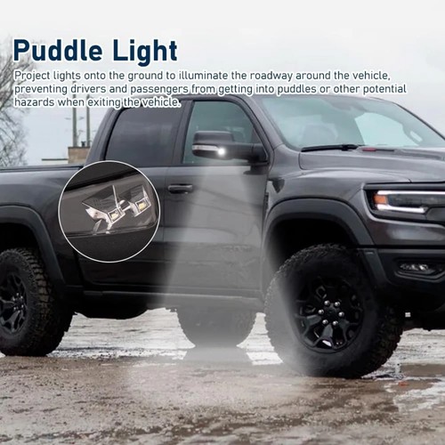 Power Fold Side Mirror Fit Ram 1500 2019 2020 21-2024 Passenger W/Signal Heated - Image 9