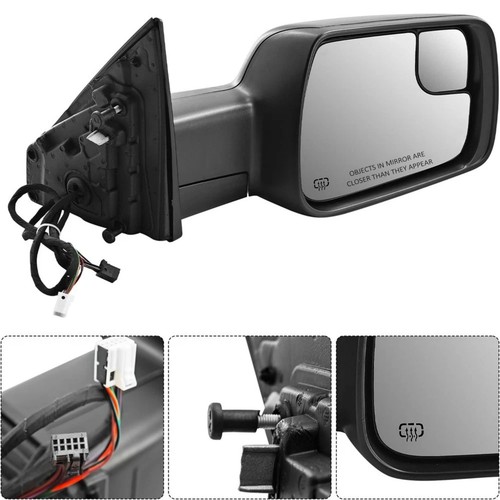 Power Fold Side Mirror Fit Ram 1500 2019 2020 21-2024 Passenger W/Signal Heated - Image 11