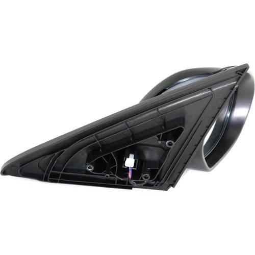 Mirror Power Smooth Black Passenger Side Right RH for 10-13 Mazda 3 Mazda3 - Image 3