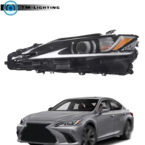 For 2019-2021 Lexus ES300h/ES350 Headlight Projector Driver Side w/LED DRL Clear