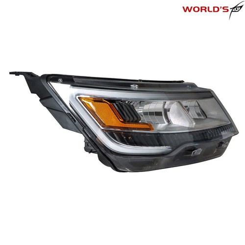 RH+LH For Ford Explorer 2016 2017 2018 Headlights Assembly With LED DRL Chrome - Image 3