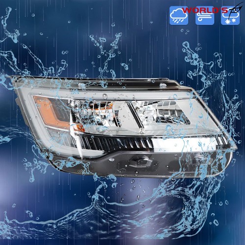 RH+LH For Ford Explorer 2016 2017 2018 Headlights Assembly With LED DRL Chrome - Image 16