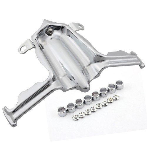 Chrome Tappet Block Accent Cover For Harley Street Glide FLHR FLHTCU FLSTF Ultra - Image 3