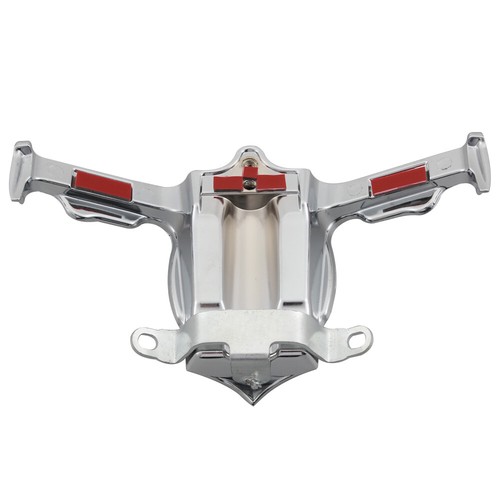 Chrome Tappet Block Accent Cover For Harley Street Glide FLHR FLHTCU FLSTF Ultra - Image 10
