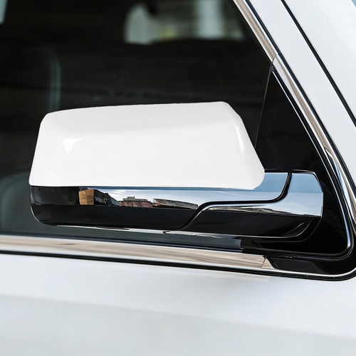 Right Side Rear Mirror Cover Cap Replacement For 2015-2020 Tahoe Yukon GMC White - Image 3