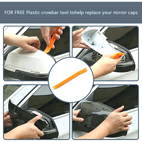Right Side Rear Mirror Cover Cap Replacement For 2015-2020 Tahoe Yukon GMC White - Image 5