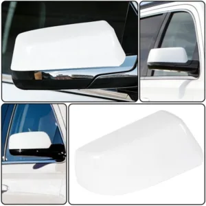 Right Side Rear Mirror Cover Cap Replacement For 2015-2020 Tahoe Yukon GMC White