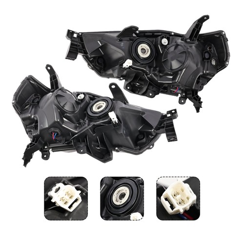 For 2014-2020 Toyota 4Runner Chrome Halogen Pair Left Right Headlight Assembly - Image 10