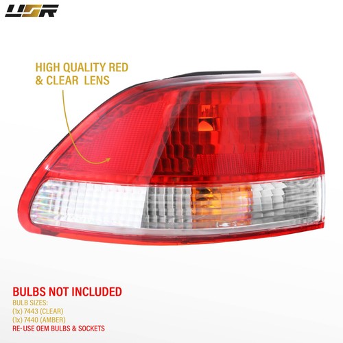OE Replacement Tail Light - 33551-S84-A01 - Left Outer / For 01-02 Accord 4Door - Image 4