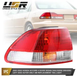 OE Replacement Tail Light - 33551-S84-A01 - Left Outer / For 01-02 Accord 4Door