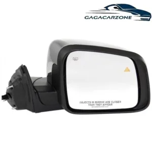 2011-2022 Jeep Grand Cherokee Passenger Side Manual Fold Mirror w/ Blind Spot