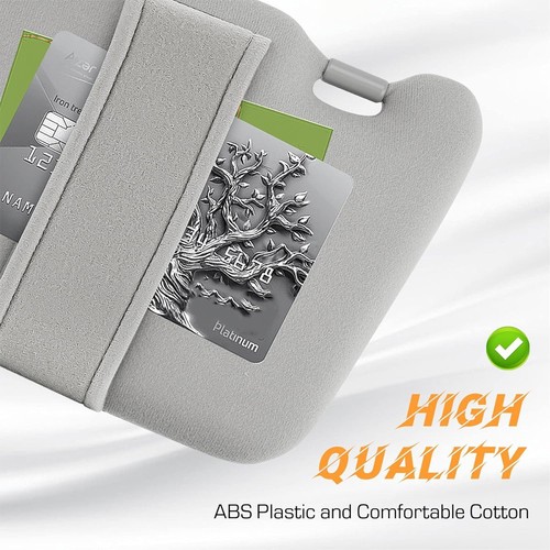 Left & Right Gray Sun Visor w Sunroof Pair For 09-16 Toyota Venza 74320-0T022-B1 - Image 12
