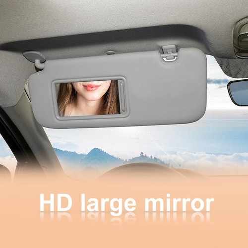 Left & Right Gray Sun Visor w Sunroof Pair For 09-16 Toyota Venza 74320-0T022-B1 - Image 14