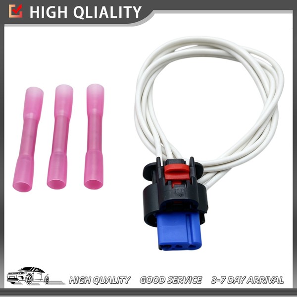 Fits Buick GMC Cadillac Chevrolet, New 3-Wire Multi-Purpose Wiring Pigtail Kit