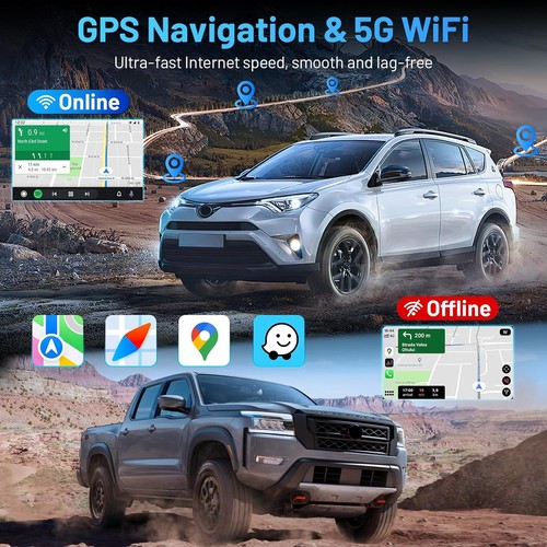 For Toyota RAV4 2013 2014 2015 2016 2017 Android15 Car Stereo Radio CarPlay GPS - Image 11